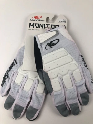 蜥蜴皮肤监视器高清全指手套尺寸 2XL 白色 — 第 1/3 张图片