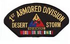 1st Armored Division Desert Storm Black Hat Patch