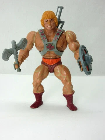 MOTU,Vintage,HE-MAN,HARD HEAD,Masters of the Universe,100% complete,MALAYSIA Cover
