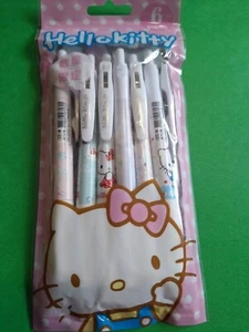 Juego de 6 bolígrafos HELLO KITTY - Imagen 1 de 2