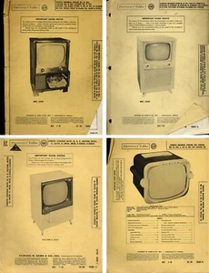 Sam's Photofact Folders (4) Zenith TV See Description for detailed list PFAX13 - Picture 1 of 5