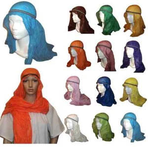 Nativity Shepherd headdress Joseph Bible shepherd scarf many colors - Picture 1 of 8