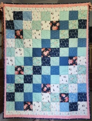 Edredón Paris Torre Eiffel Diseño Temático Patchwork - Algodón Hecho a Mano Foto 1 de 4