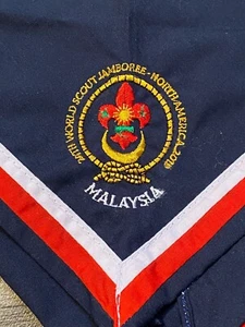 2019 24th World Scout Jamboree - Malaysia contingent neckerchief Boy Scout scarf - Picture 1 of 4