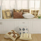 45x45cm Cotton Chenille Pillow Case Home Decorative Furry Throw Waist Cushion