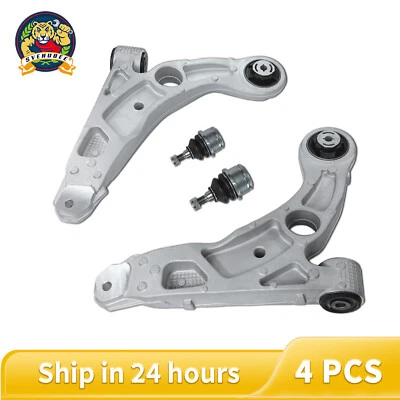 Kit de 4 brazos de control inferiores delanteros y rótulas para Jeep Cherokee 2019-2023 Foto 1 de 4