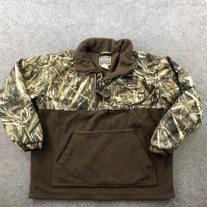 Drake Waterfowl Jacket Boys 16 Camouflage Fleece Full Zip Magnattach Hunting - Picture 1 of 11