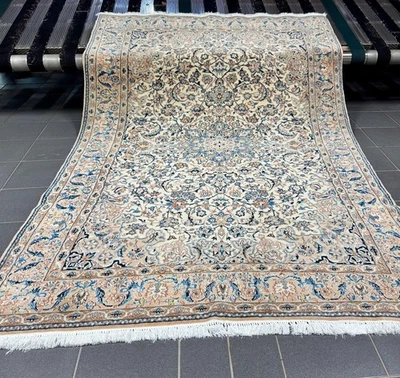 Perserteppich Handgeknüpft Nain fein mit Seide 175 x 270 cm ( frisch gewaschen ) - Bild 1 von 4