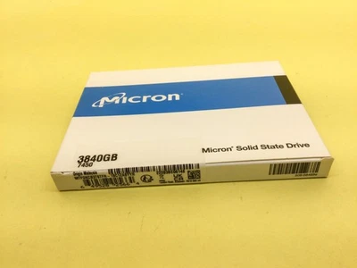 Micron 7450 PRO 3.84TB LP PCIe 4.0 x4 NVMe 2.5'' 7mm U.3 SSD MTFDKCB3T8TFR New - Image 1 of 3