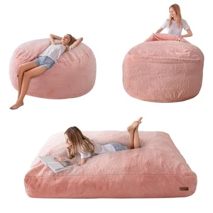 MAXYOYO Giant Bean Bag Chair Bed for Adults, Convertible Beanbag Folds from L... - Picture 1 of 7