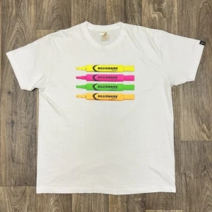 Camiseta De Colección Billionaire Boys Club BBC Patinador Años 90 Y2K Resaltador Talla 2XL Rara - Imagen 1 de 9