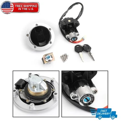 Ignition Switch Gas Cap Lock Key for Suzuki SV1000S 2003-2007 GSXR1000 2003-2004 - Image 1 of 4