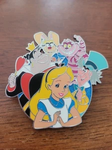 2025 Disney Parks Family Cluster Alice In Wonderland Queen Cheshire Cat Pin - Picture 1 of 2