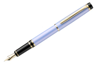 Pilot Namiki Grance Fountain Pen Pearl Blue FM Nib FGRC-12SR-PLFM - Image 1 of 3