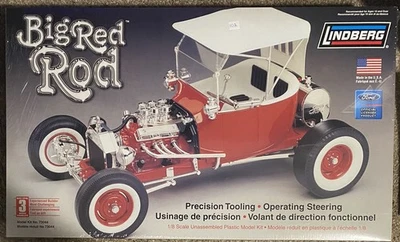 Big Red Rod  Model Kit 1/8 Scale Lindberg 73044 Sealed Box - AD1 - Image 1 of 3