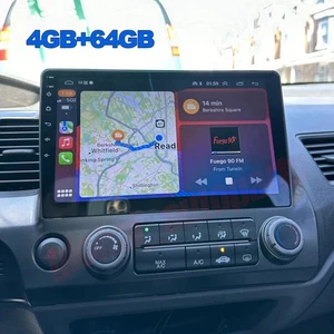 Radio estéreo para automóvil Apple CarPlay Android 4+64 GB WiFi para Honda Civic 2006-2011 - Imagen 1 de 21