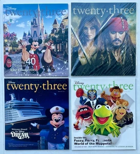 Disney D23 Twenty-three Magazin 2011 Komplettsatz 4 Ausgaben - Bild 1 von 11