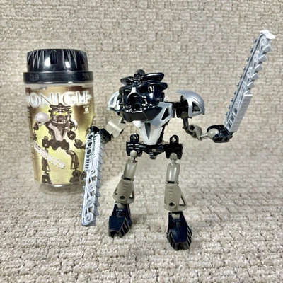2002 Lego Bionicle ONUA NUVA 8566 Complete Figure Manual Canister RETIRED - Image 1 of 4