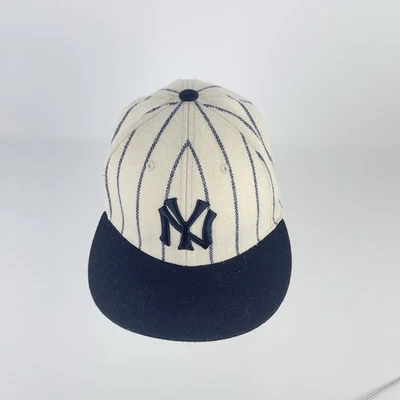 De colección New York Yankees Prendedor Rayas Gorra de Béisbol CoopersTown American Needle Foto 1 de 4