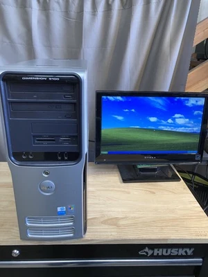 Dell Dimension 9100 PC Pentium D 3.00GHz 2GB RAM Windows XP Pro Retro Gaming - Image 1 of 4