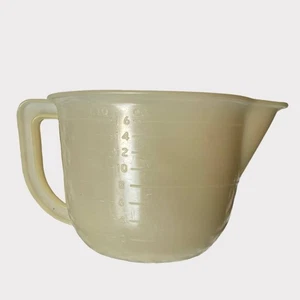 De colección Tupperware 16 oz plástico blanco transparente raro dos tazas con boquilla - Imagen 1 de 11