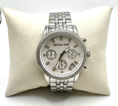 Reloj de pulsera Michael Kors Ritz MK5020 tono plateado para mujer Foto 1 de 4