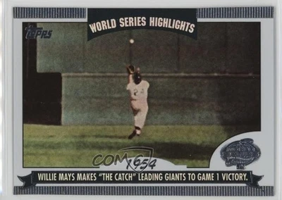 2004 Topps World Series Highlights Willie Mays #WS-WM HOF - Image 1 of 2