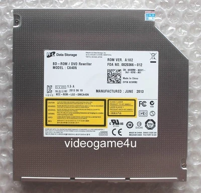 HL CA40N for Dell Alienware M18x R1 R2 M17x M15x Slot-in Blu-Ray 3D Player Drive - Image 1 of 4