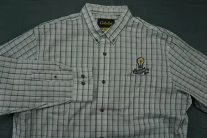 Cabela's Long Sleeve Button Front Shirt. Southland Electric Inc. Men's XL, EUC!! - Picture 1 of 8