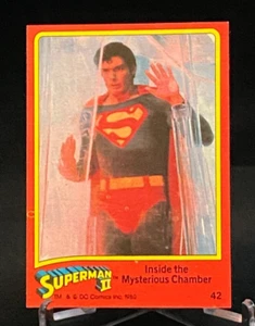 1981 Topps Superman ll Trading Card #42 "Inside the Mysterious Chamber" - Picture 1 of 2