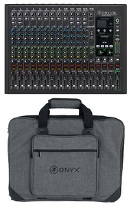 Mackie ONYX16 16-Channel Analog Mixer w/USB/3-Band EQ/Bluetooth+Carry Bag - Picture 1 of 12