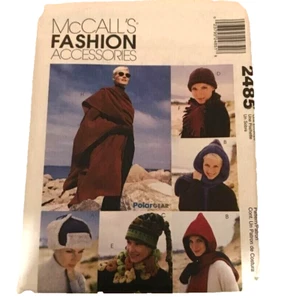 #2485 McCalls Mujer Capa Sombreros Accesorios Patrón Costura - Imagen 1 de 4