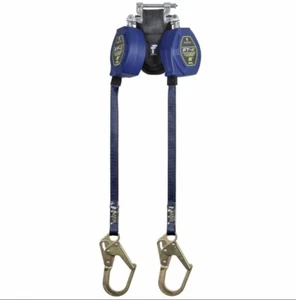 Falltech 8' FT-X EdgeCore Class2 Leading Edge SRL-P Twin-leg Hooks Fall Protect - Picture 1 of 8
