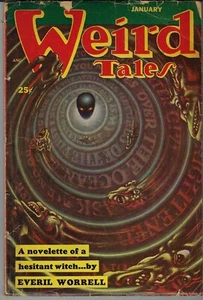 WEIRD TALES JANUARY 1953 CLASSIC KELLY FREAS COVER & Finlay art V 44 # 8 - Picture 1 of 2