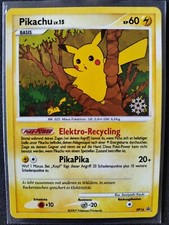 Pokemon Pikachu DP16  Countdown Calendar German Promo  Snowflake Holo Swirl Card