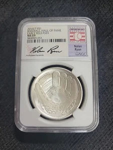 2014-P $1 Baseball Hall of Fame- Nolan Ryan- NGC MS-69. Awesome! - Picture 1 of 4