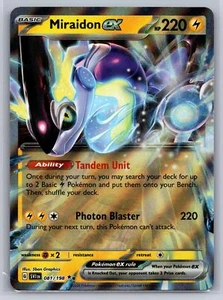 Miraidon ex 081/198 Ultra Rare Holo Pokemon Scarlet & Violet Base Set NM - Bild 1 von 2