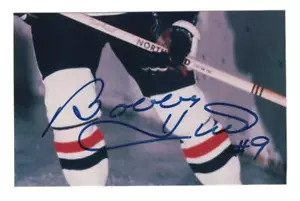 Bobby Hull Signed Autographed Cut Photo Chicago Black Hawks HOF - Picture 1 of 1