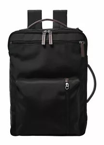 FOSSIL Buckner Backpack Rucksack Freizeitrucksack Laptoptasche Tasche Black - Picture 1 of 5