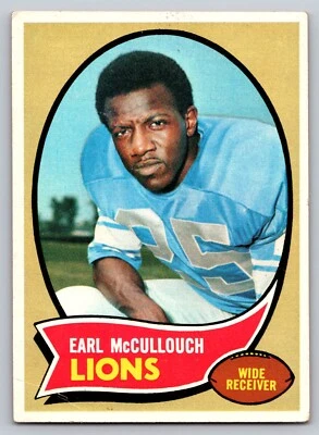 1970 Topps - #195 Earl McCullouch (RC) - Image 1 of 2