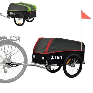 ITER Remorque à vélo pour le trasport de bagages cyclotourisme voyage cargo 