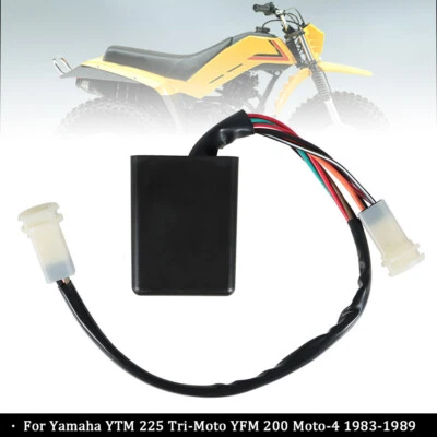 Caja CDI para Yamaha YTM 225 Tri-Moto YFM 200 Moto-4 1983-1989 29U-85540-21-00 ATV Foto 1 de 4