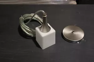 BRUSHED NICKEL PENDANT LIGHT - Picture 1 of 2