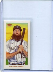 CHARLIE BLACKMON 2022 TOPPS 206 ALL-STAR CALIFORNIA BACK