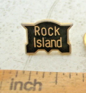 ROCK ISLAND RAILROAD TIE TAC PIN - Picture 1 of 4