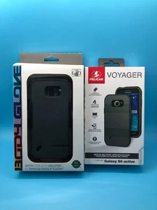 Pelican Voyager + Holster Case for Samsung Galaxy S6 Active Black & Body Glove - Picture 1 of 7