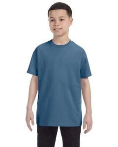 Gildan Youth Short Sleeves Heavy Cotton 5.3 oz XS-XL T-Shirt MG500B - Picture 1 of 31