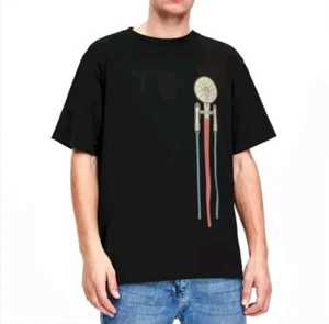 Star Trek - Enterprise Pop Culture 100% Black Cotton T-shirt Free Post - Picture 1 of 7
