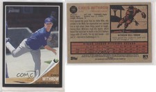 2011 Topps Heritage Minor League Edition Black Border /62 Chris Withrow #185