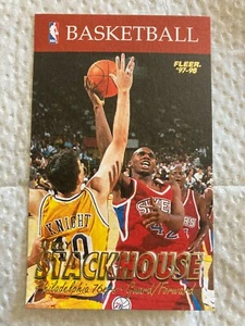 1997-98 Fleer Promo Promotional card #NNO Jerry Stackhouse Rare - Foto 1 di 2